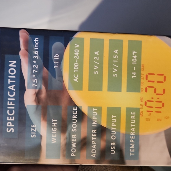 New in box JALL Smart Wake up Light Alarm Clock - Picture 8 of 12